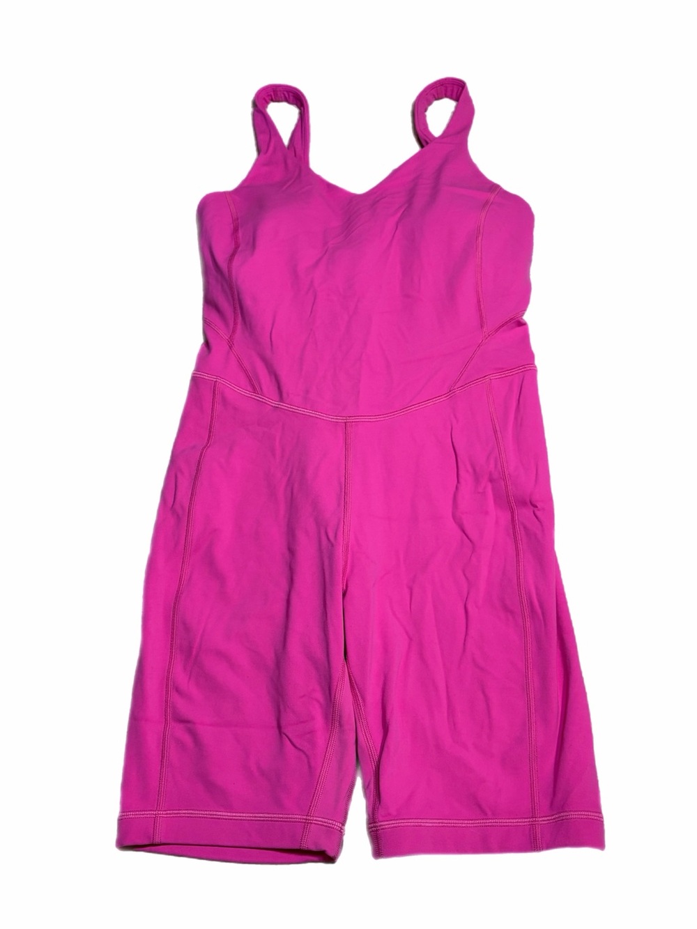 NWOT Lululemon Align Bodysuit *Double Lined Onesie 8" (Sonic Pink) Size 6
